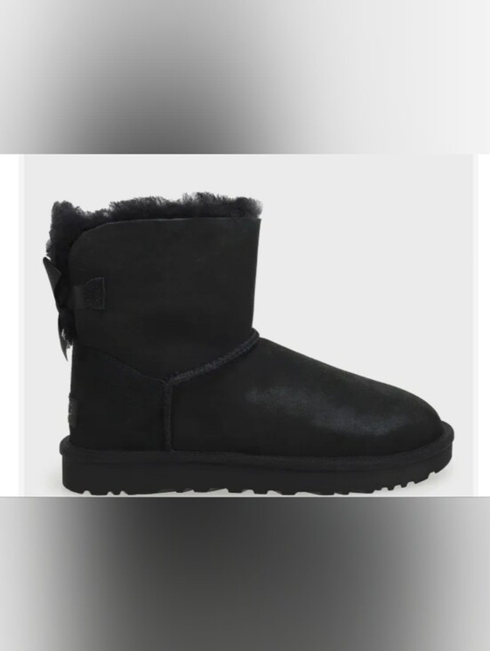 UGG Shoes - Black Shearling Lined Winter Boot - Women